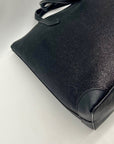 Kate Spade Black Leather Shimmy Tote Bag
