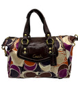 Coach Ashley Satchel Bag Brown F20034