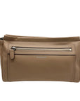 Coach Beige Leather Clutch Wristlet 
