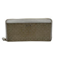 Coach Beige Madison Op Art Accordion Zip Wallet