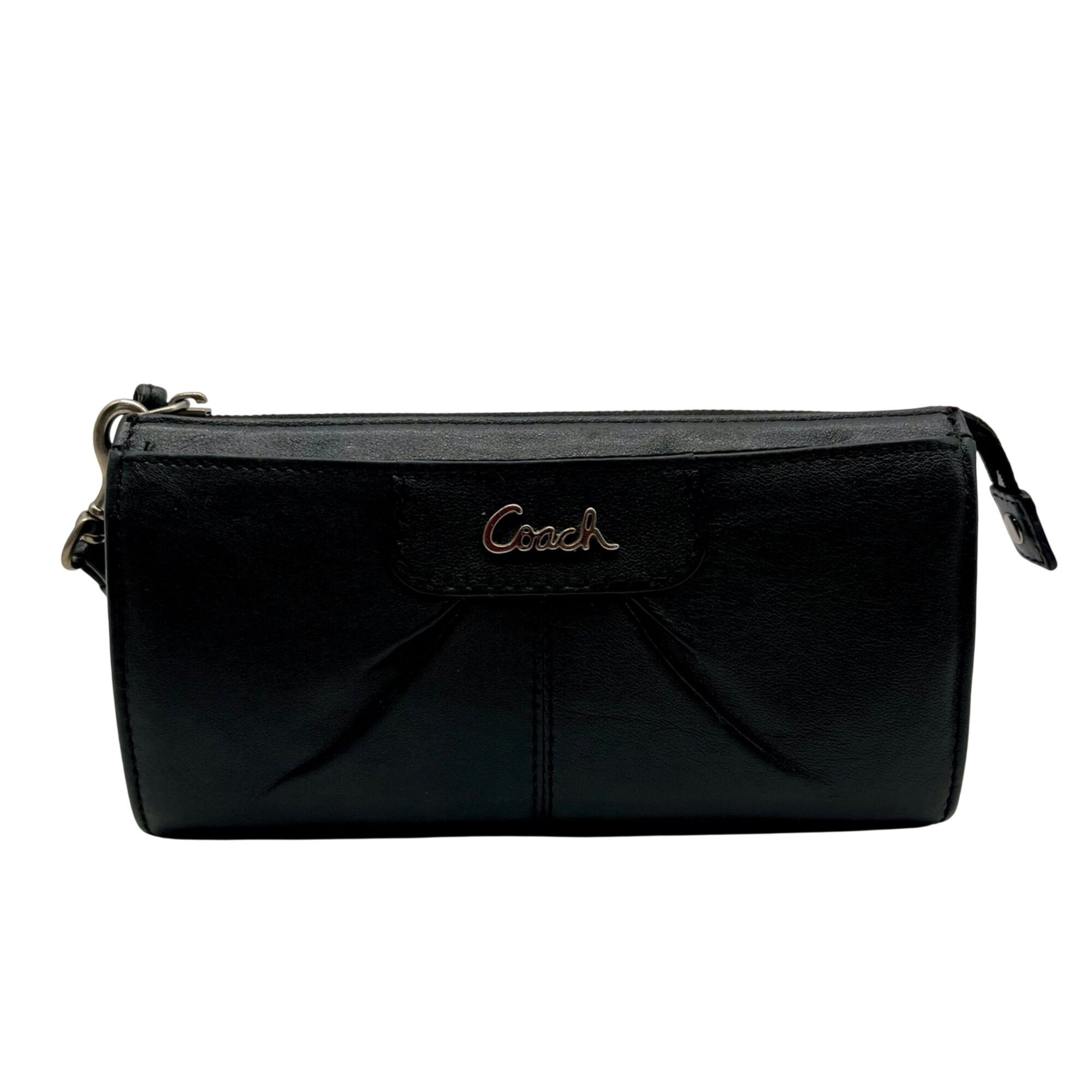 Coach Black Ashley Patent Leather Wallet