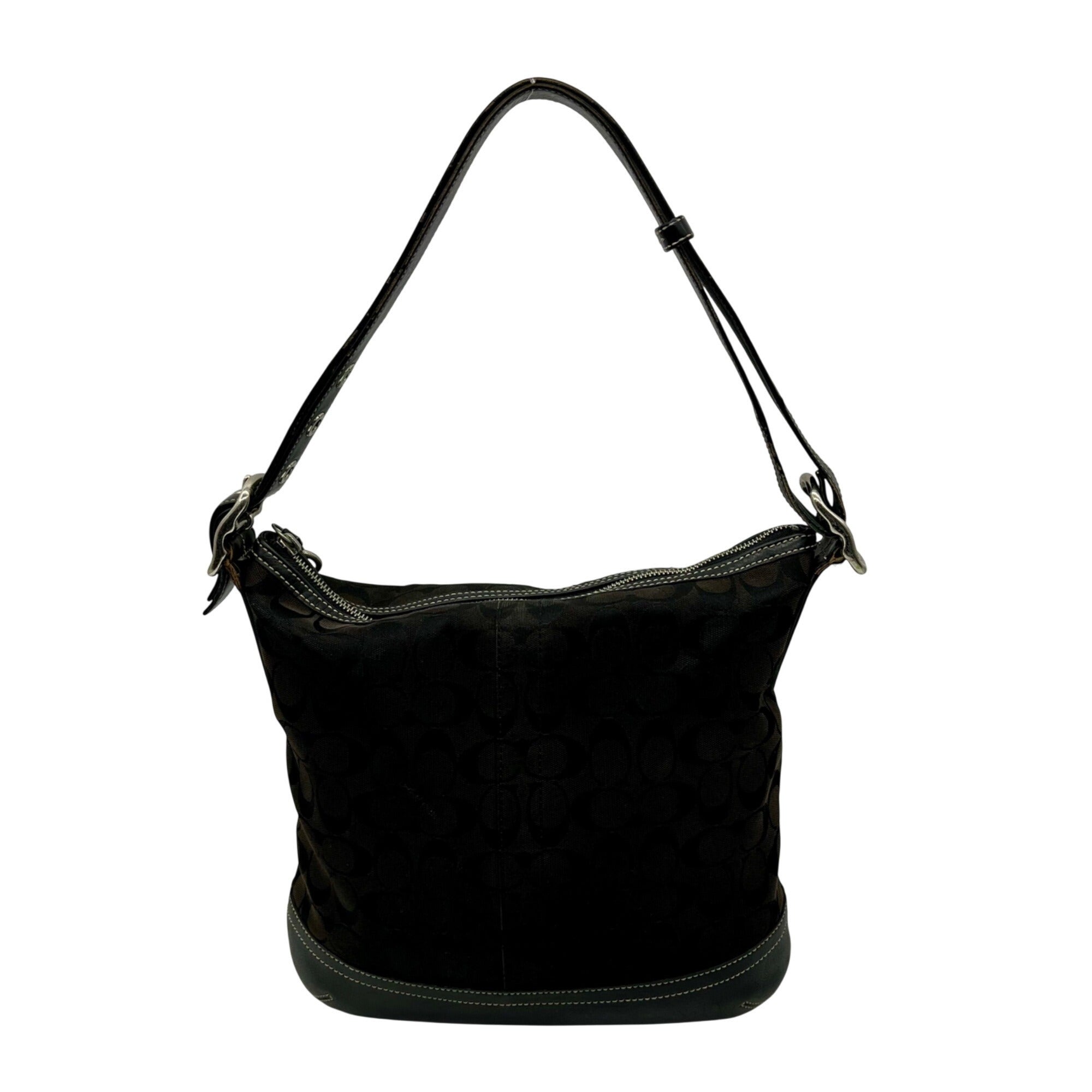 Coach Black Canvas Soho Shoulder Bag 9349