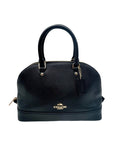 Coach Black Leather Harper Satchel Bag 