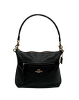Coach Black Pebbled Leather Reversible Handbag F34823