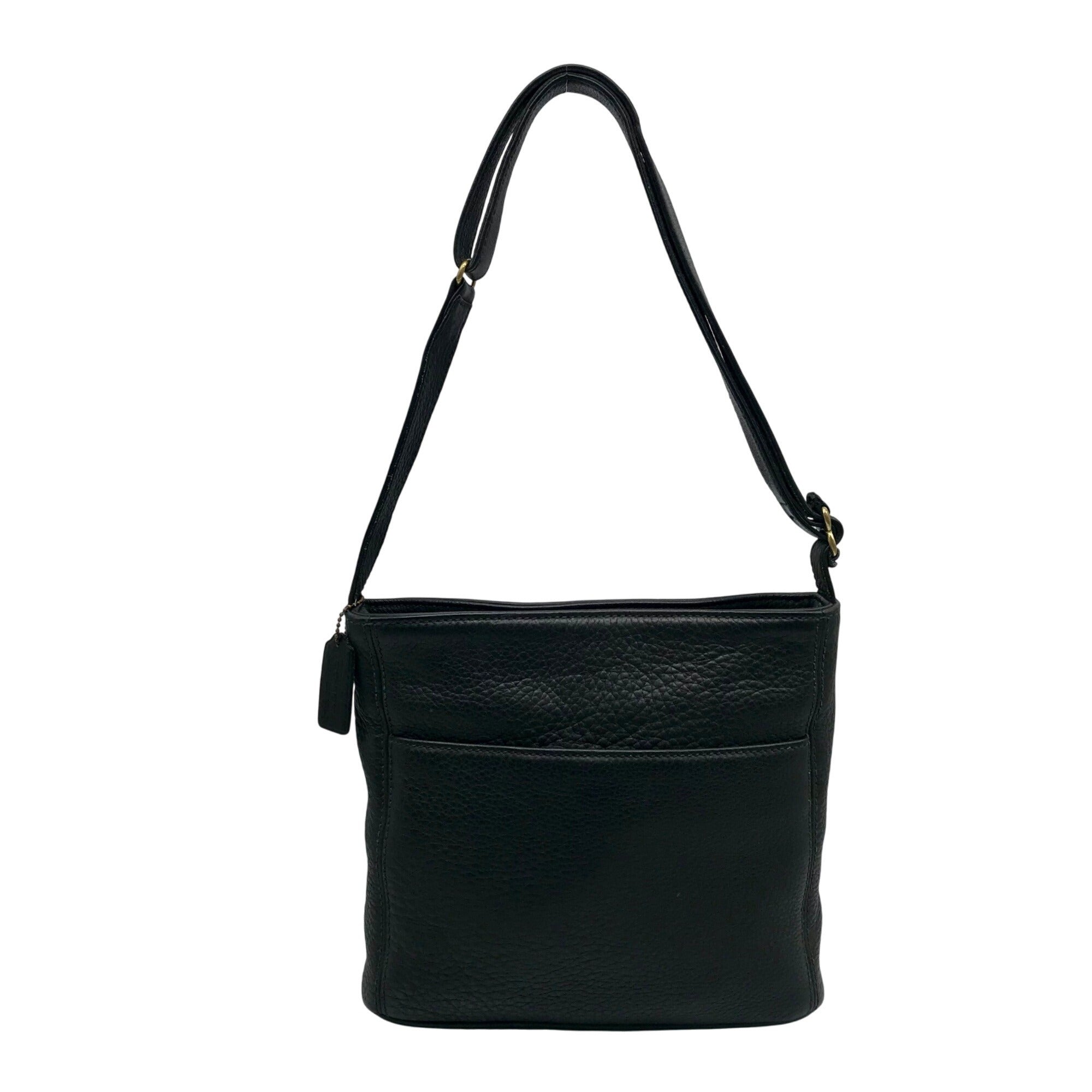 Coach Black Pebbled Leather Vintage Sonoma Shoulder Bag 4924