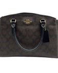 Coach Brown Signature Canvas Sage Carryall F29883