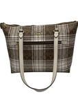Coach Brown Signature Coated Canvas Gallery Tote Bag C0558