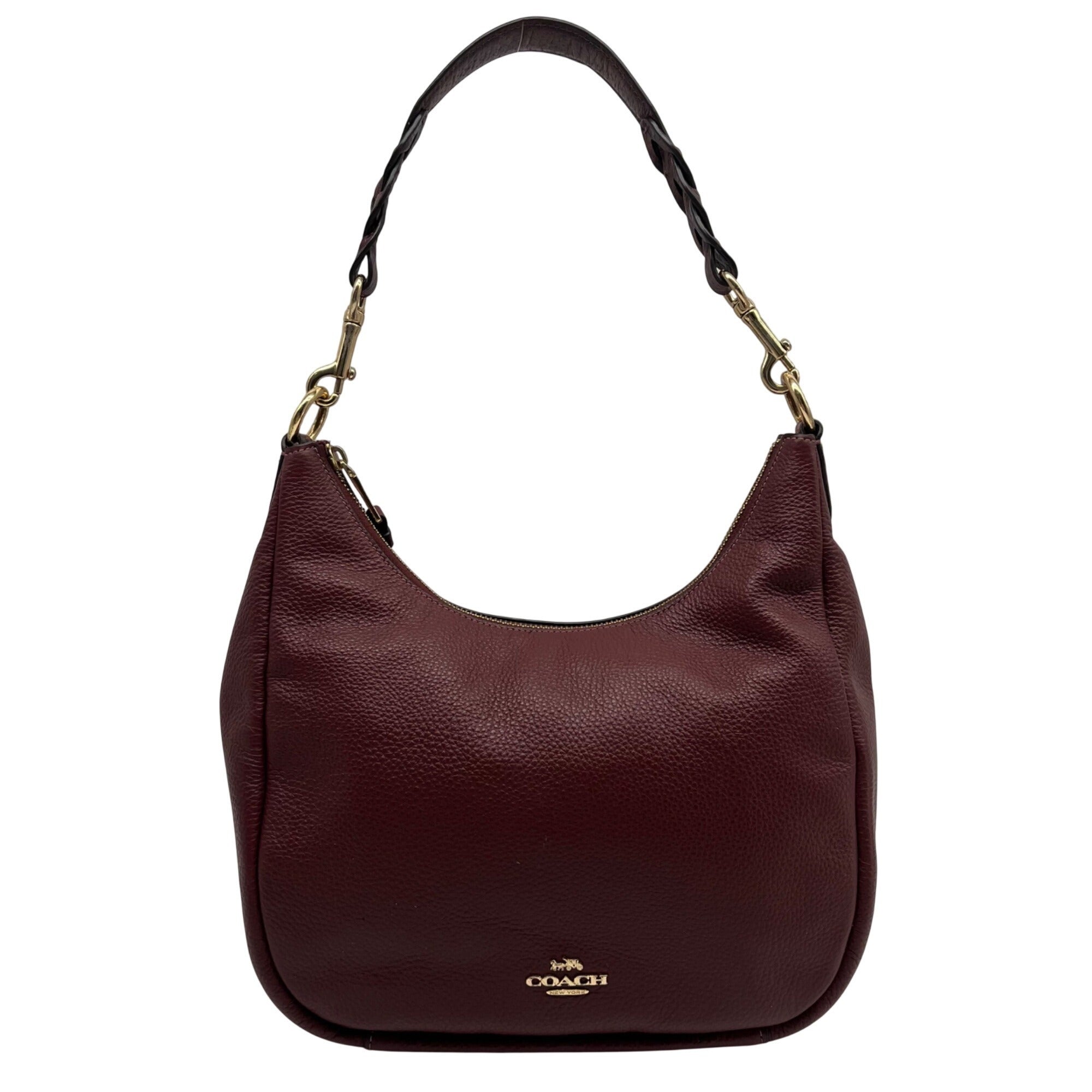 Coach Burgundy Jules Leather Shoulder Bag CC756