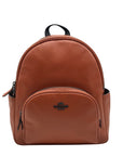 Coach Burnt Orange Pebbled Leather Court Backpack 5666