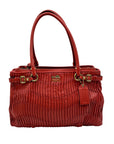 Coach Coral Gathered Leather Satchel Bag-22325