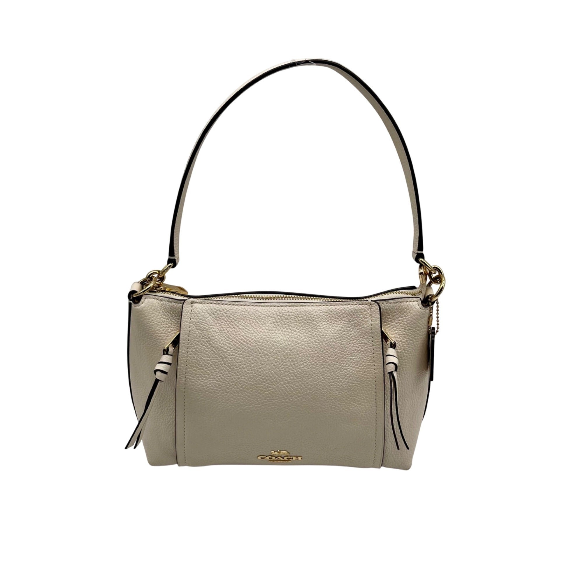 Coach Cream Marlon Refined Pebble Leather Hobo Bag 1597