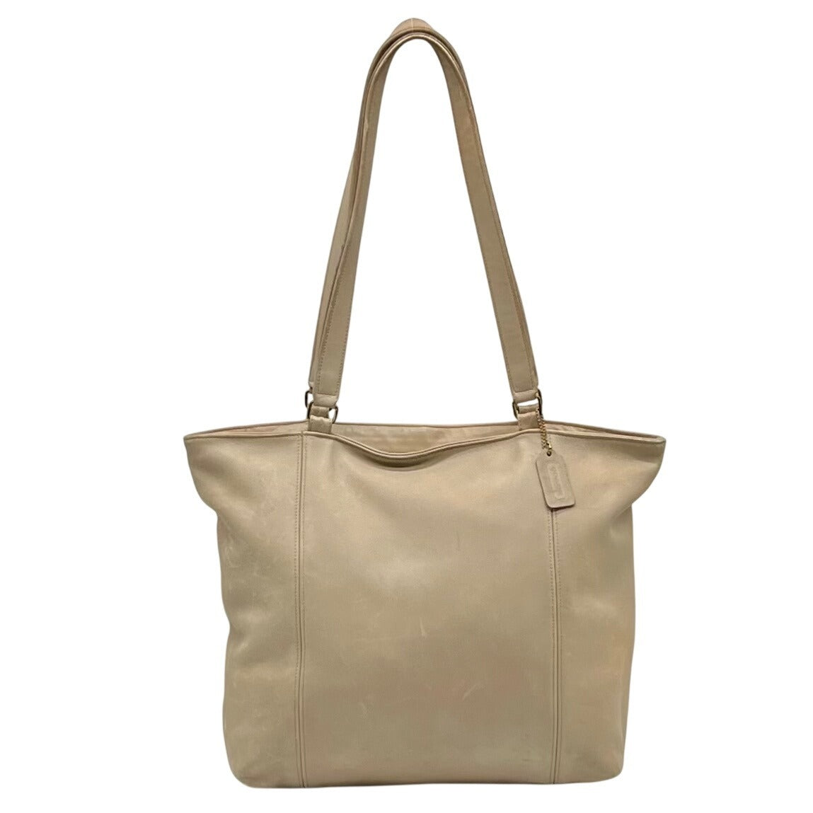Coach Cream Slouchy Leather Shoulder Bag 9712