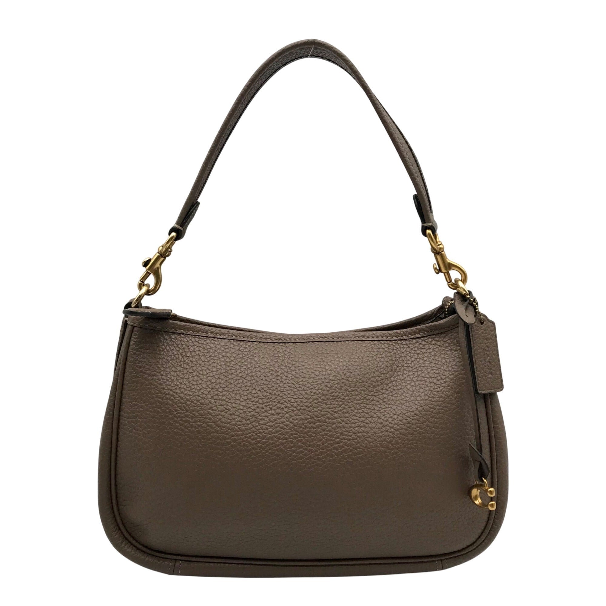 Coach Dark Stone Pebbled Leather Cary Convertible Shoulder Bag  CC437