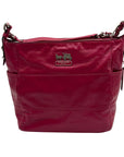 Coach Fuchsia Madison Leather Maggie Shoulder Bag-14118
