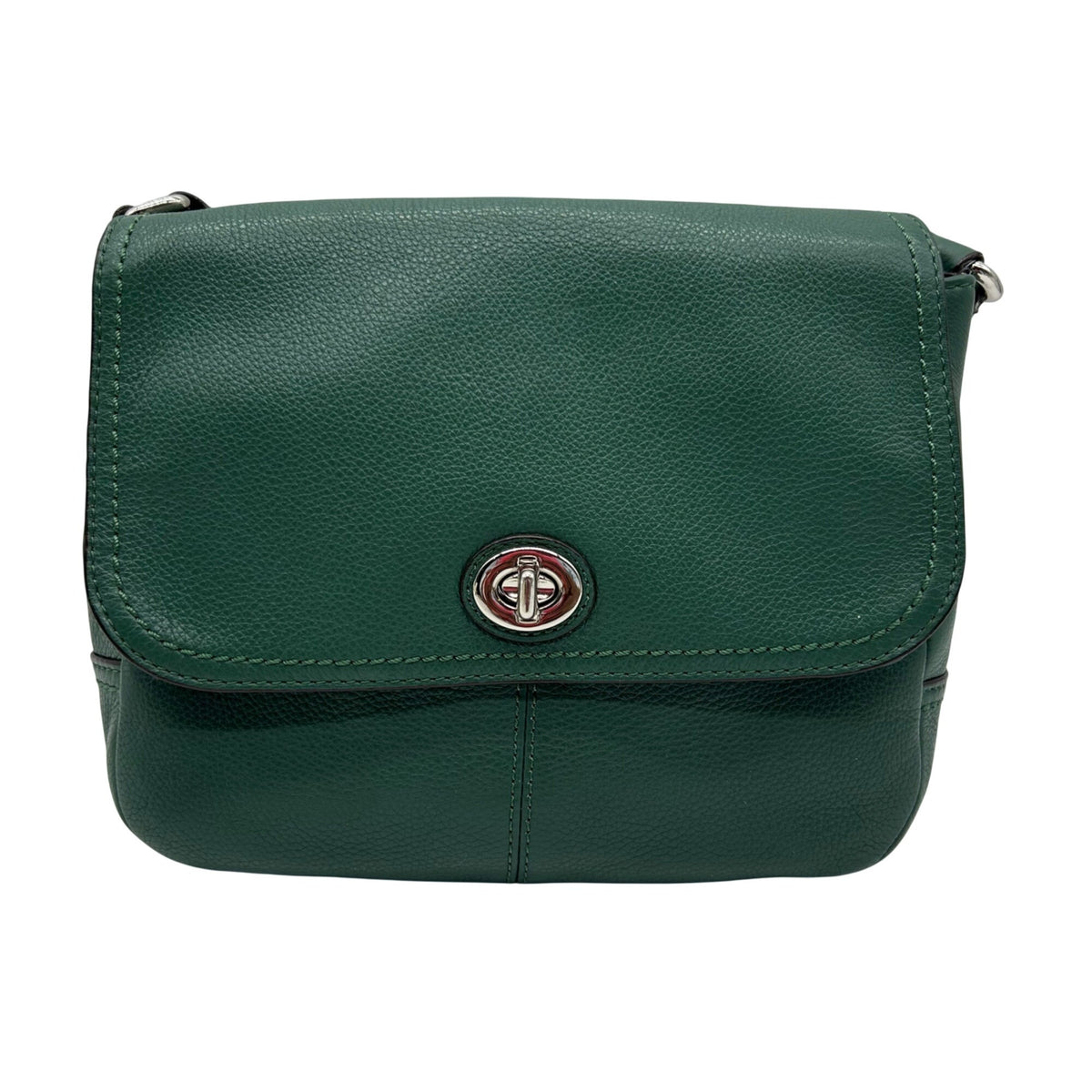 Coach Green Park Leather Turn-Lock Crossbody Bag