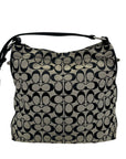 Coach Grey Signature Canvas Hobo Shoulder Bag F16538