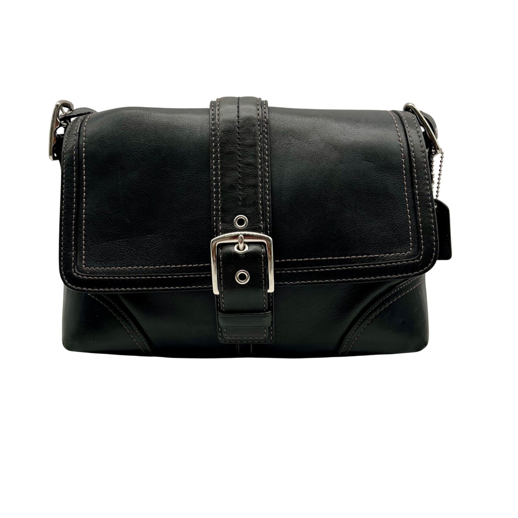 Coach Hampton Buckle Flap Crossbody