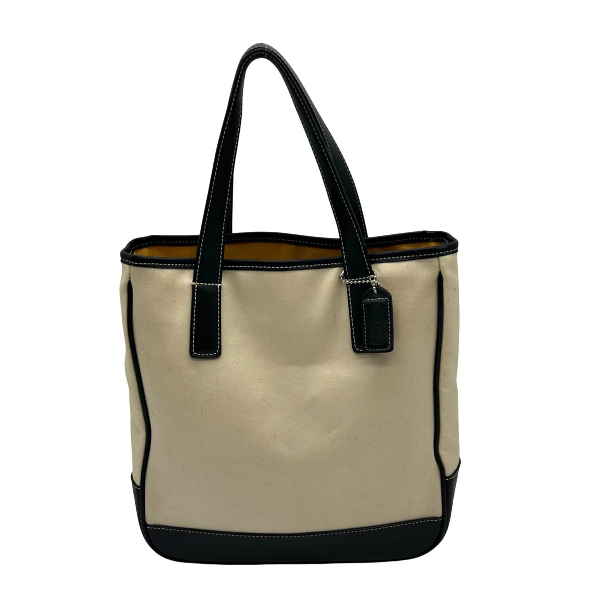 Coach Hamptons Canvas &amp; Leather Tote Bag 7706