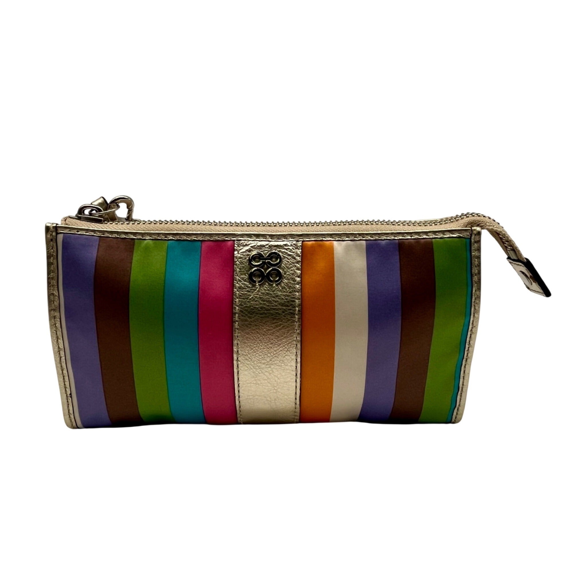 Coach Julia Legacy Stripe Wristlet