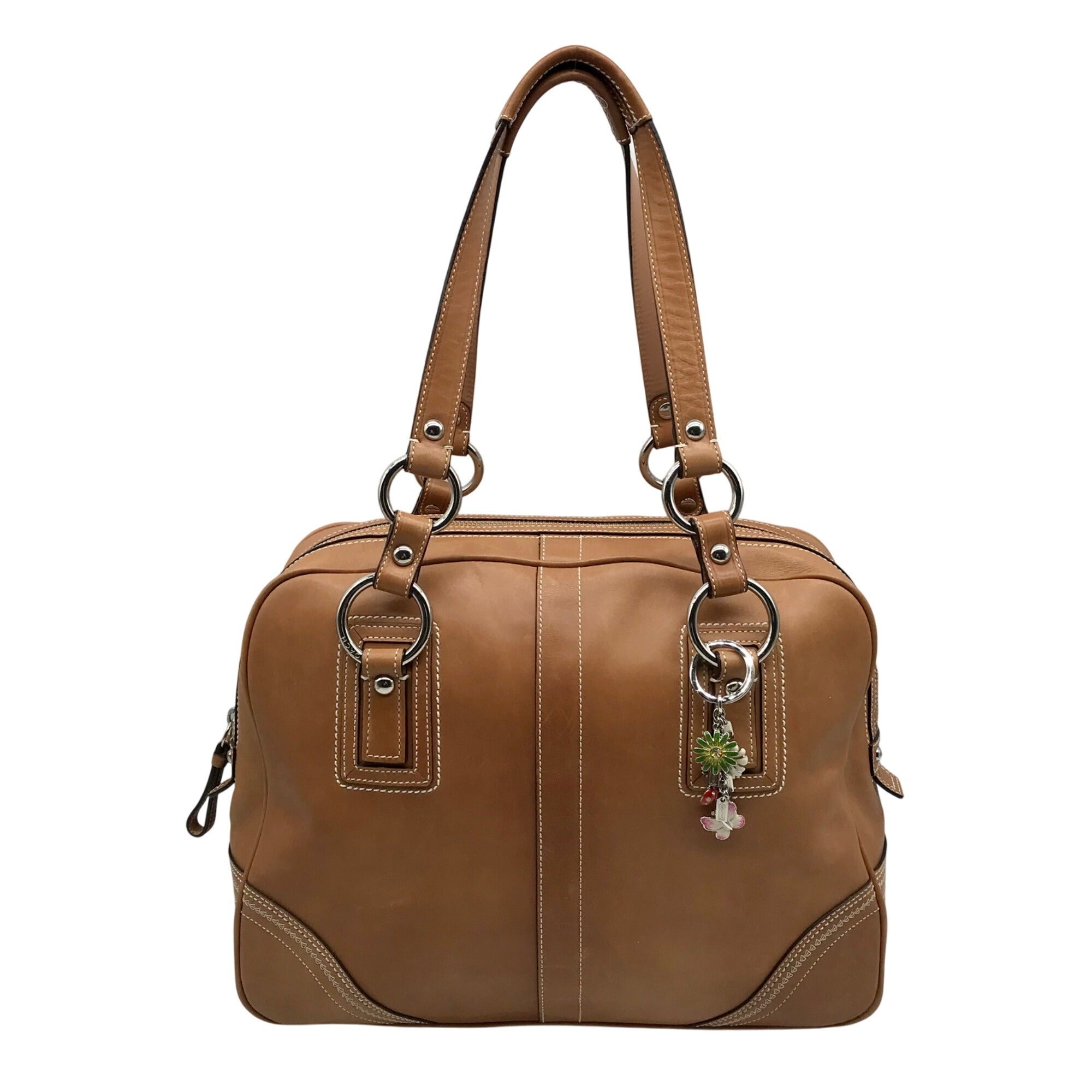Coach Leather Camel Soho Satchel Bag 10581