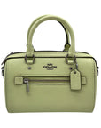 Coach Lime Green Leather Mini Rowan Crossbody Bag C9950