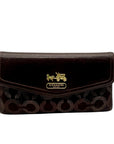 Coach Madison Signature Op Art Dotted Trifold Wallet