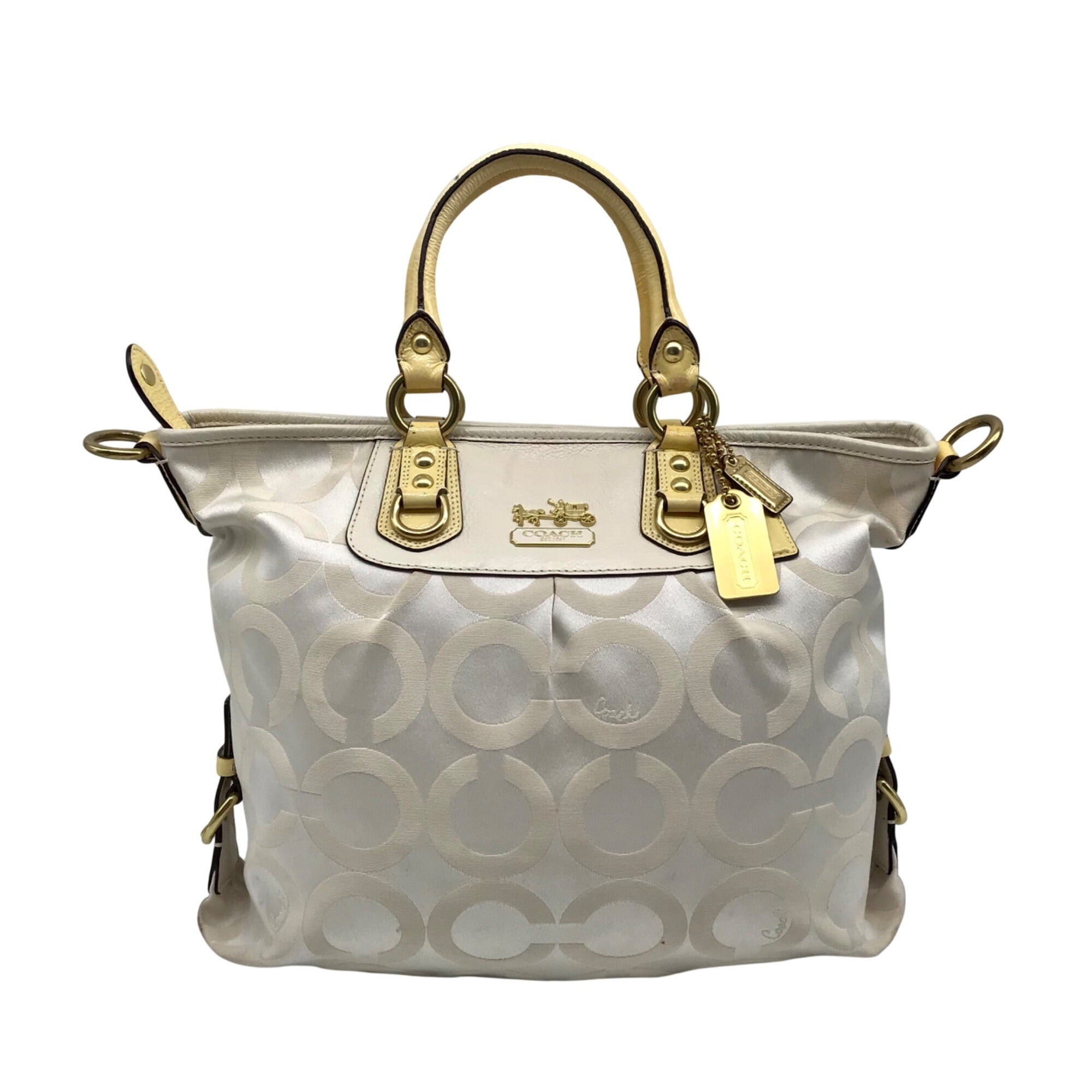 Coach Off -White Madison Sabrina Satchel Bag