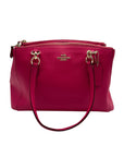 Coach Pink Pebbled Leather Christie Carryall Convertible Tote