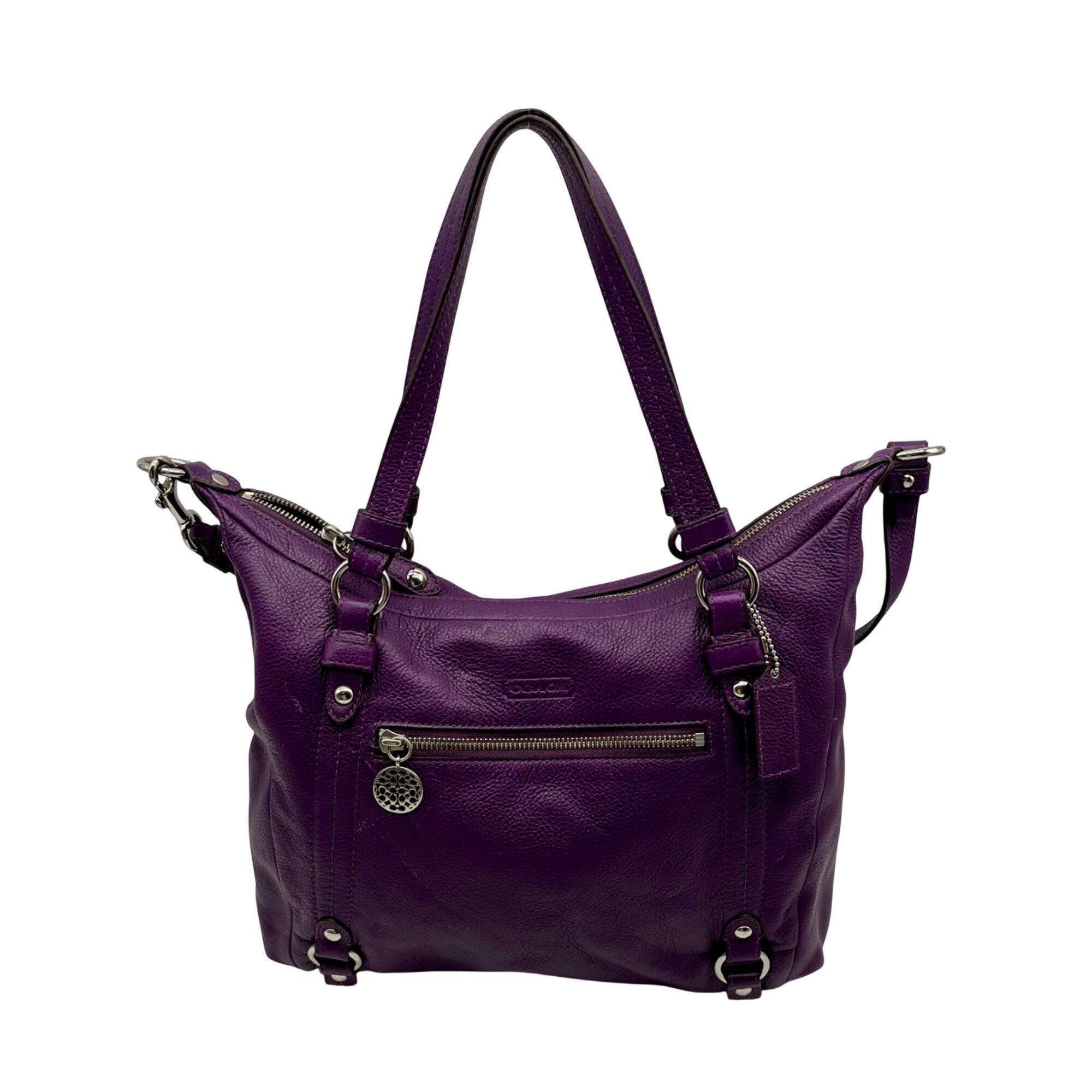 Coach Purple Alexandria Shoulder Bag F17566