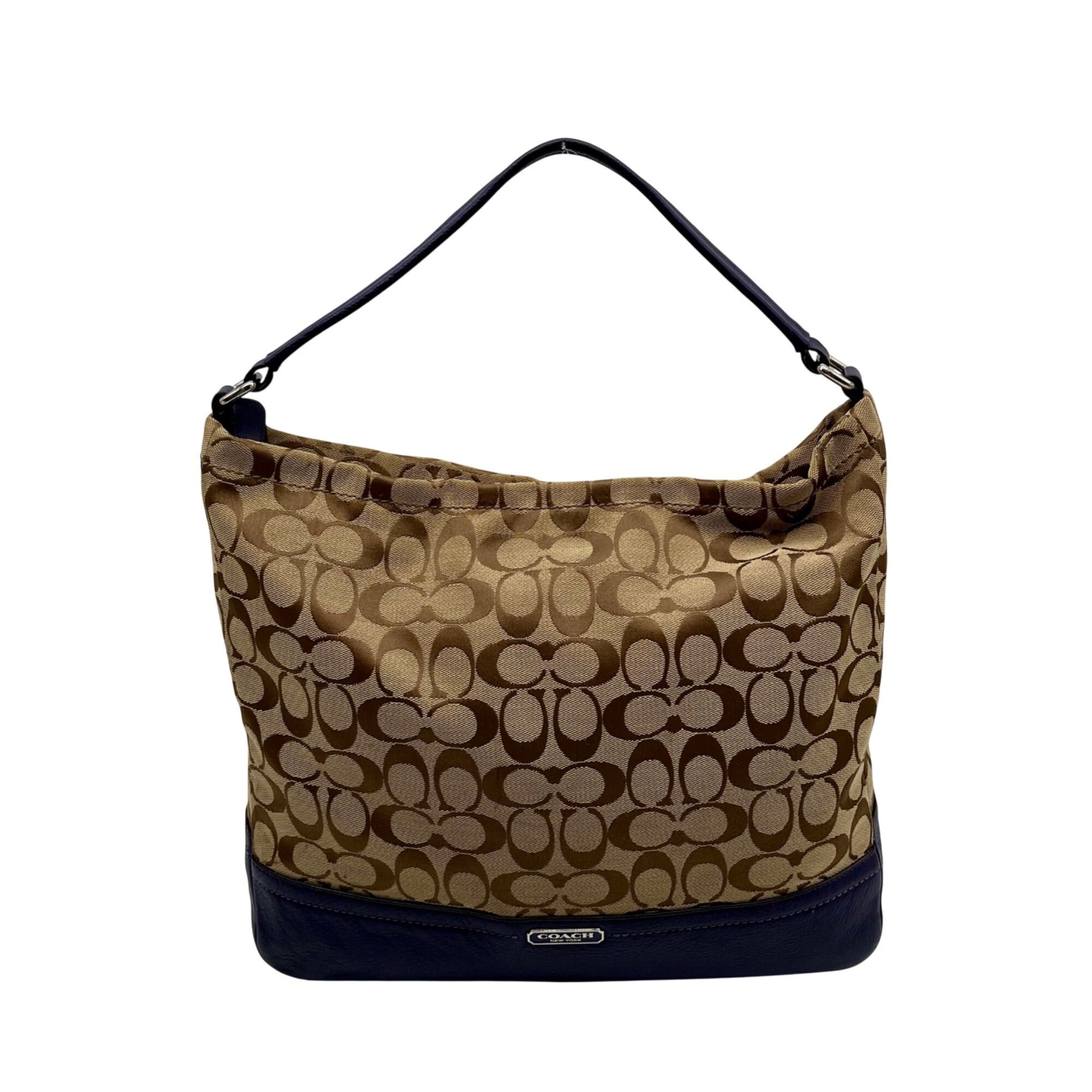 Coach Signature Canvas Hobo Shoulder Bag F23279