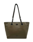 Coach Soft Grey Turn-lock Chain Tote Bag 57107