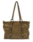 Coach Tan Patent Leather Coach Gallery Tote Bag 10380M