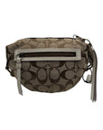 Coach Tan Signature Canvas Hobo Shoulder Bag 10840