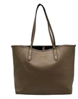 Coach Taupe Pebbled Leather City Tote Bag 