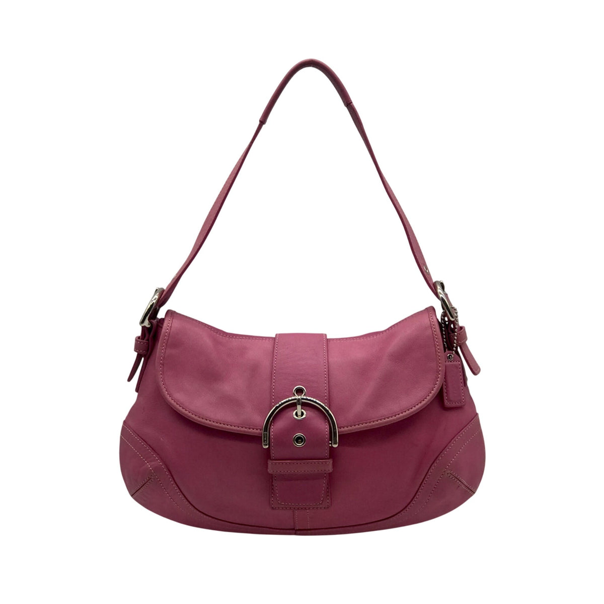 Coach Vintage Bubblegum Pink Leather Soho Shoulder Bag