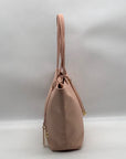 Vince Camuto Light Pink Leather Slim Tote Bag