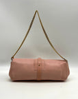Juicy Couture Pink Faux Leather Vintage Party Clutch