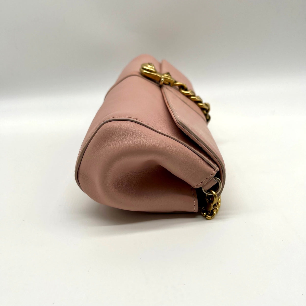 Juicy Couture Pink Faux Leather Vintage Party Clutch