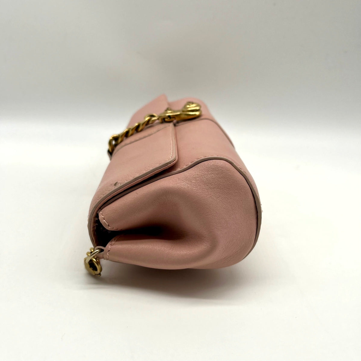 Juicy Couture Pink Faux Leather Vintage Party Clutch
