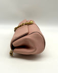 Juicy Couture Pink Faux Leather Vintage Party Clutch