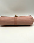 Juicy Couture Pink Faux Leather Vintage Party Clutch