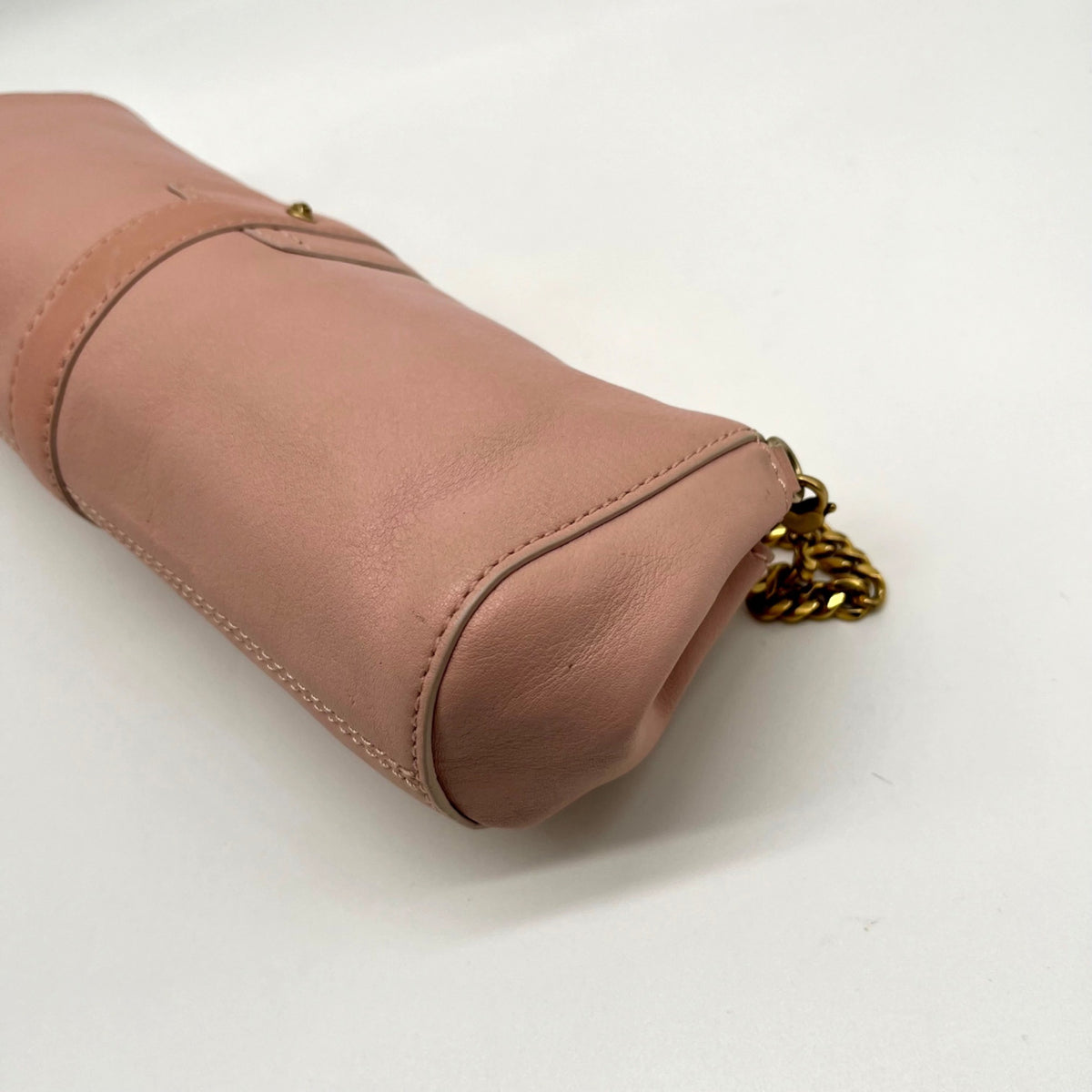 Juicy Couture Pink Faux Leather Vintage Party Clutch