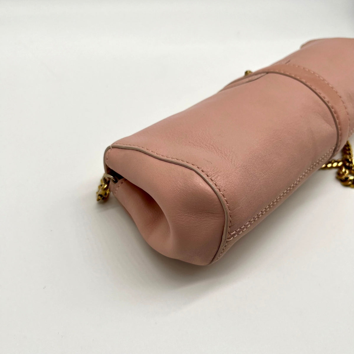 Juicy Couture Pink Faux Leather Vintage Party Clutch