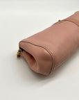 Juicy Couture Pink Faux Leather Vintage Party Clutch