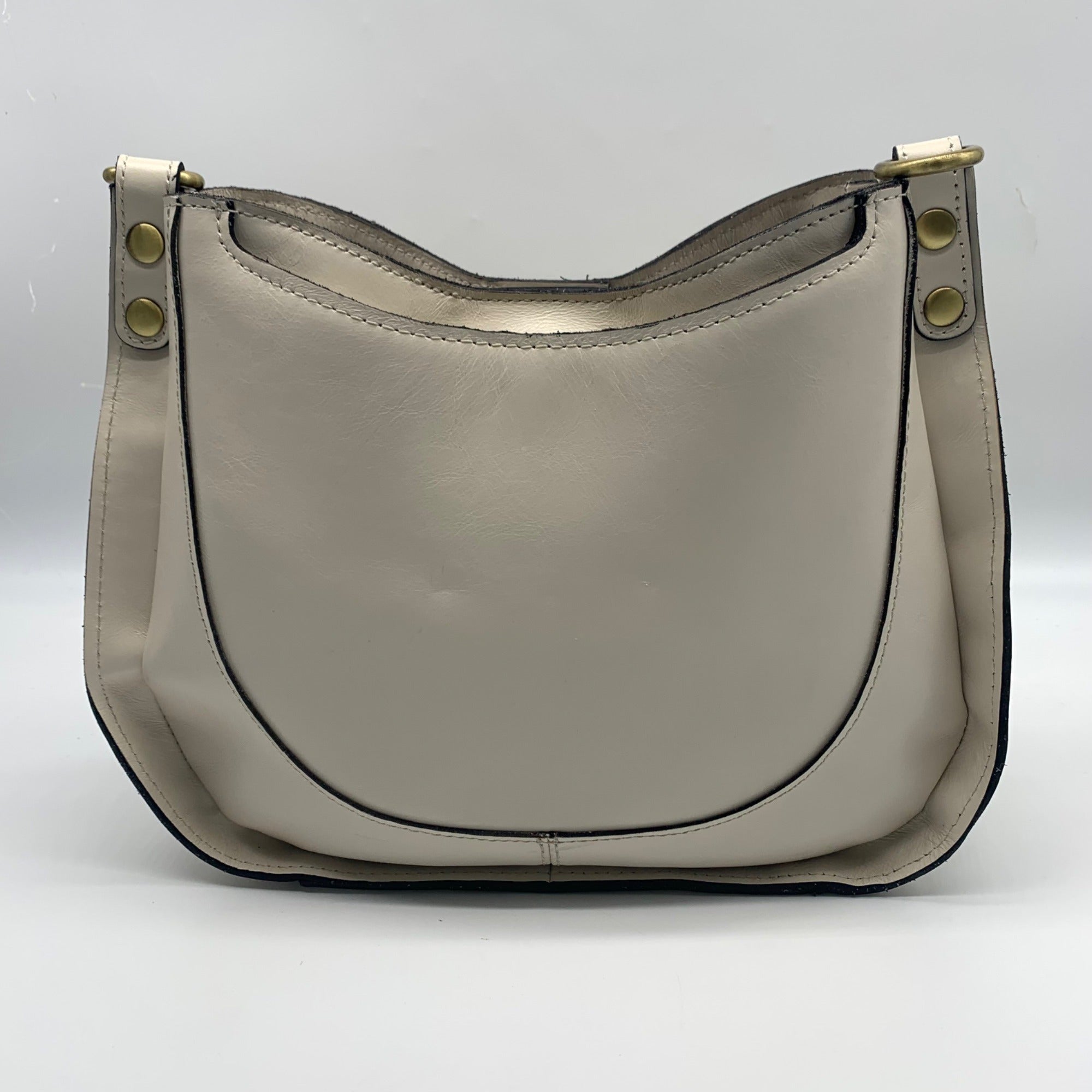 Patricia Nash Latte Leather Caletta Hobo Crossbody