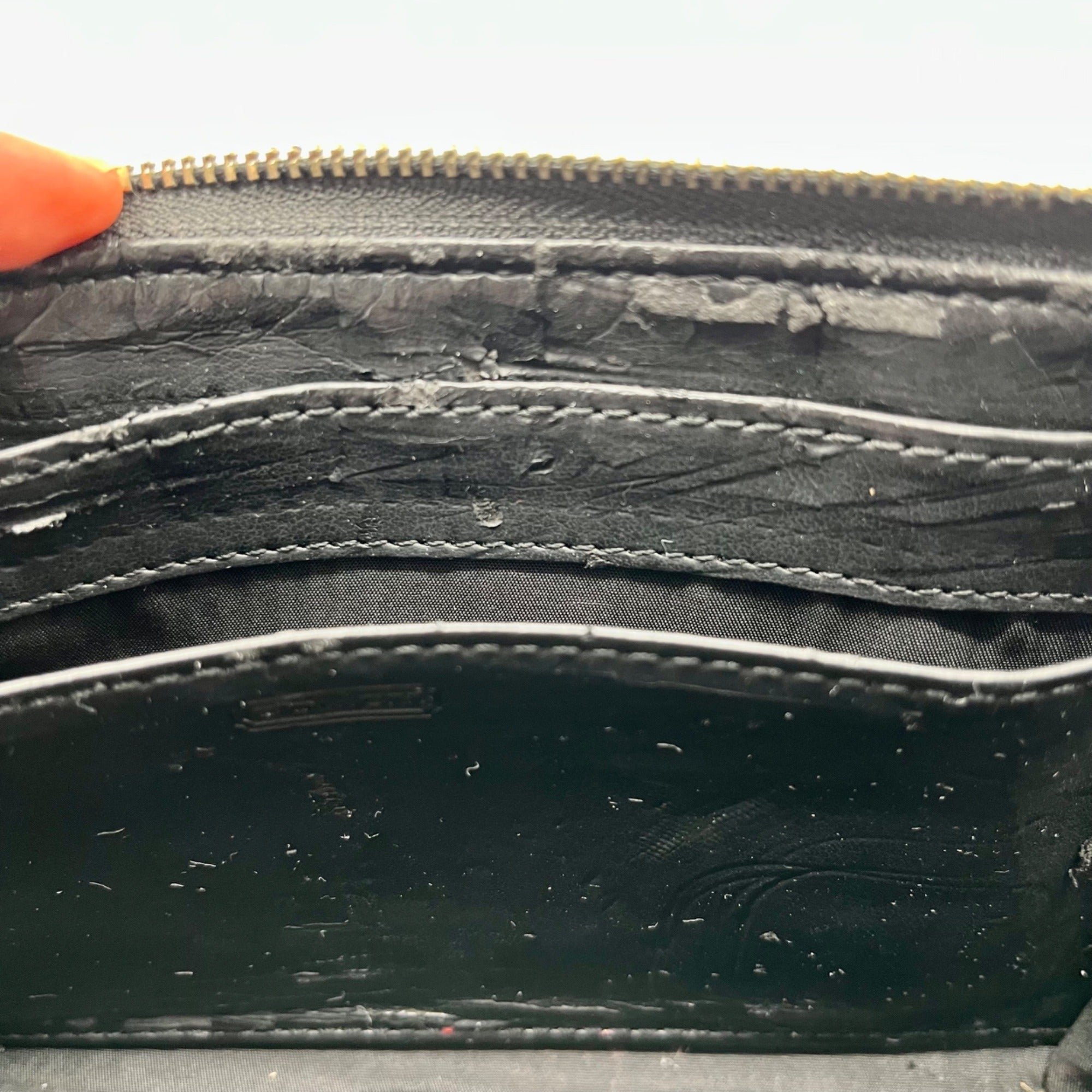 Coach Black Ashley Patent Leather Wallet