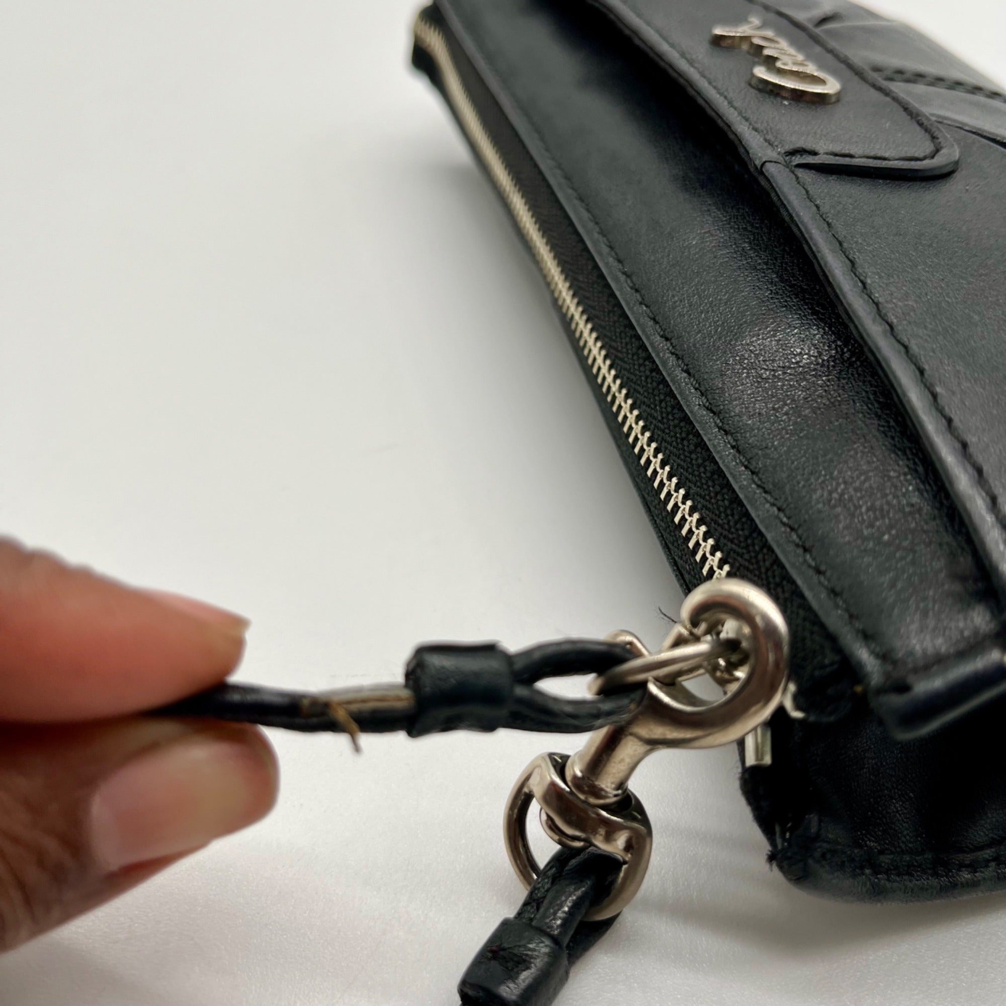 Coach Black Ashley Patent Leather Wallet