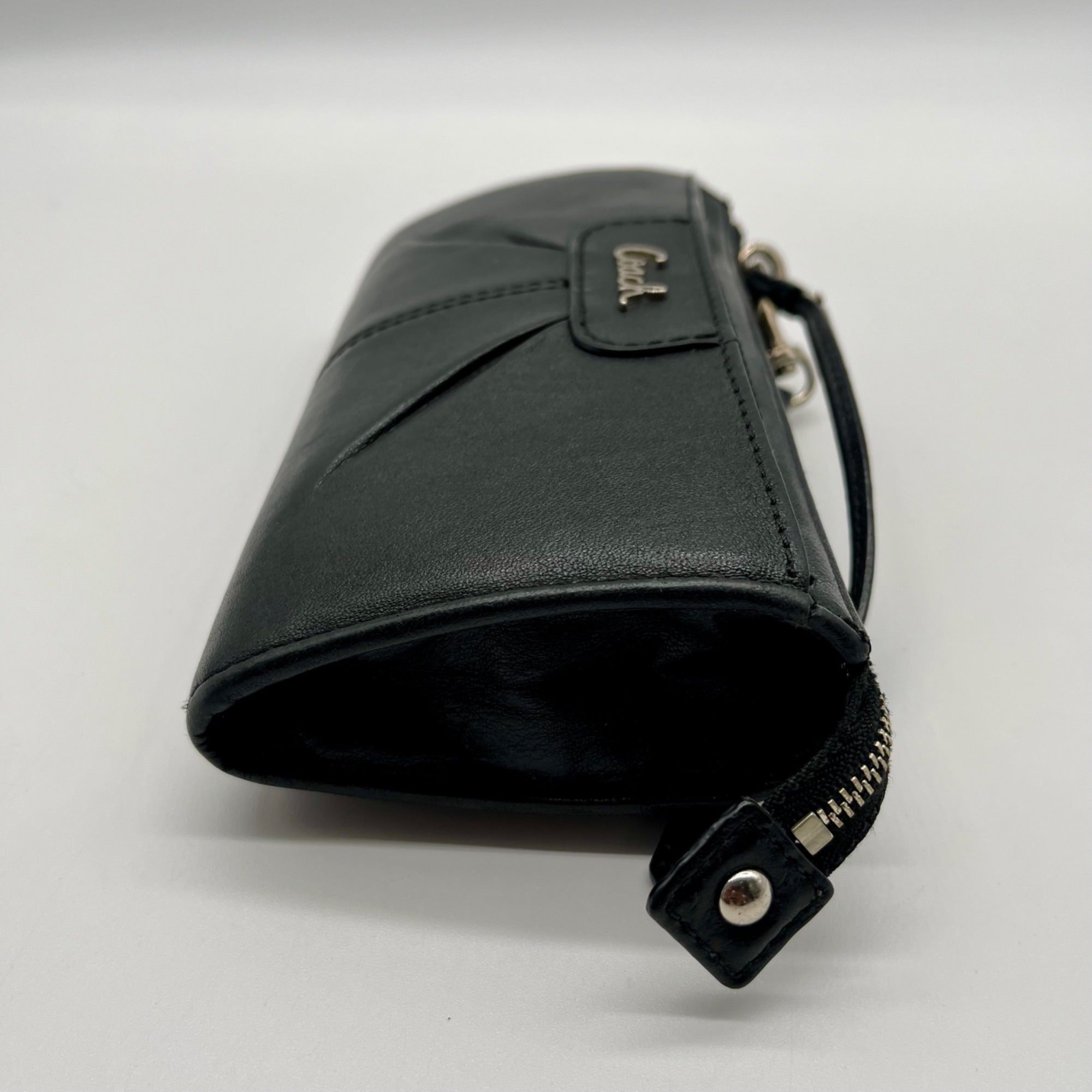 Coach Black Ashley Patent Leather Wallet