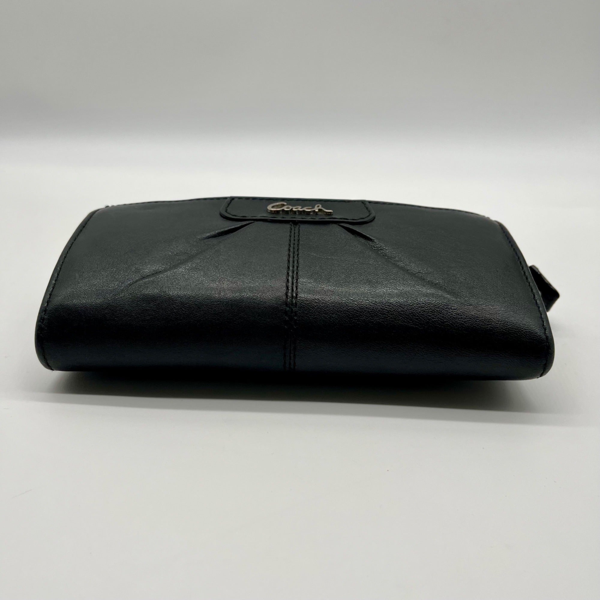 Coach Black Ashley Patent Leather Wallet