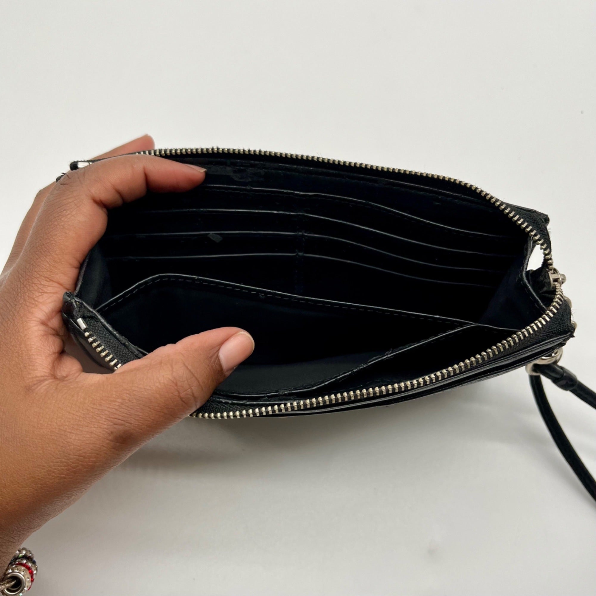 Coach Black Ashley Patent Leather Wallet